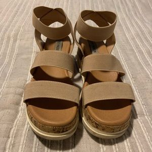 Steve Madden Bandi Platform Wedge Sandals